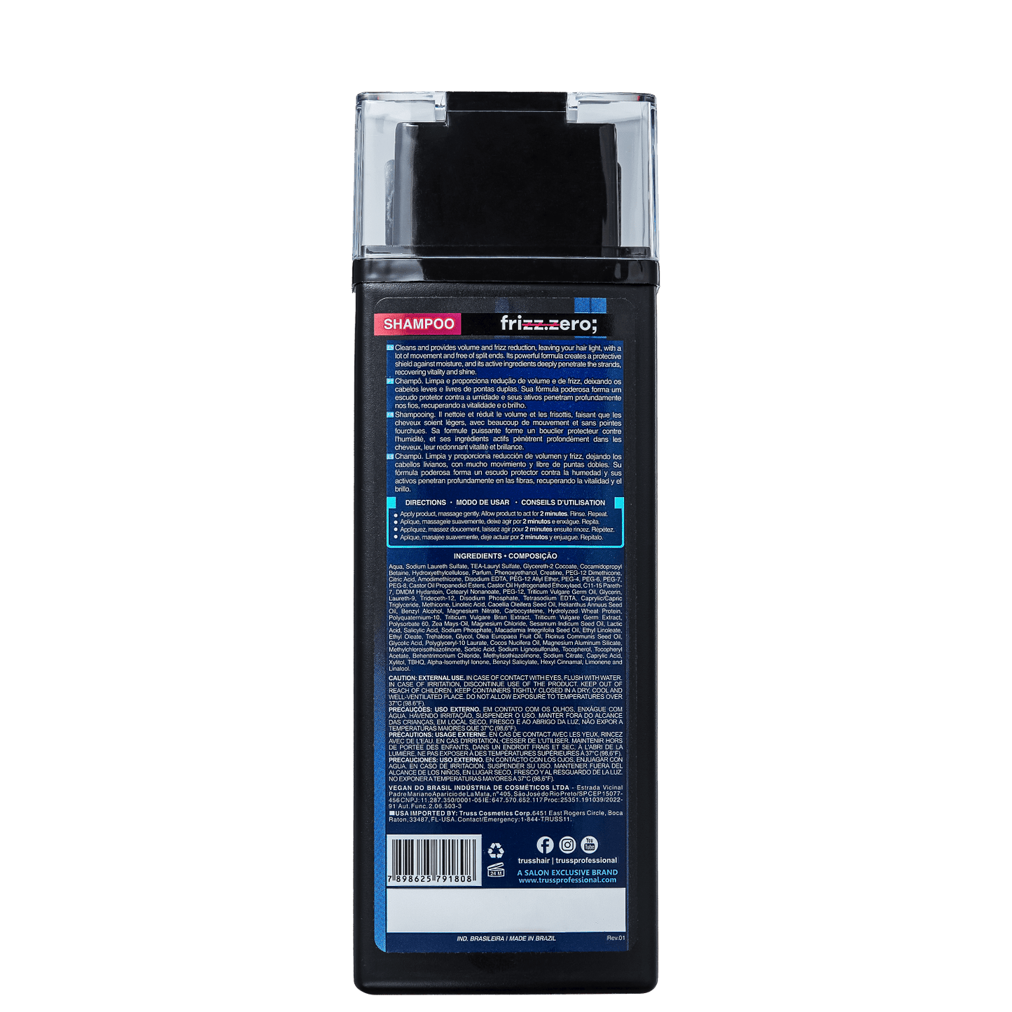 Shampoo Frizz Zero; 300ml