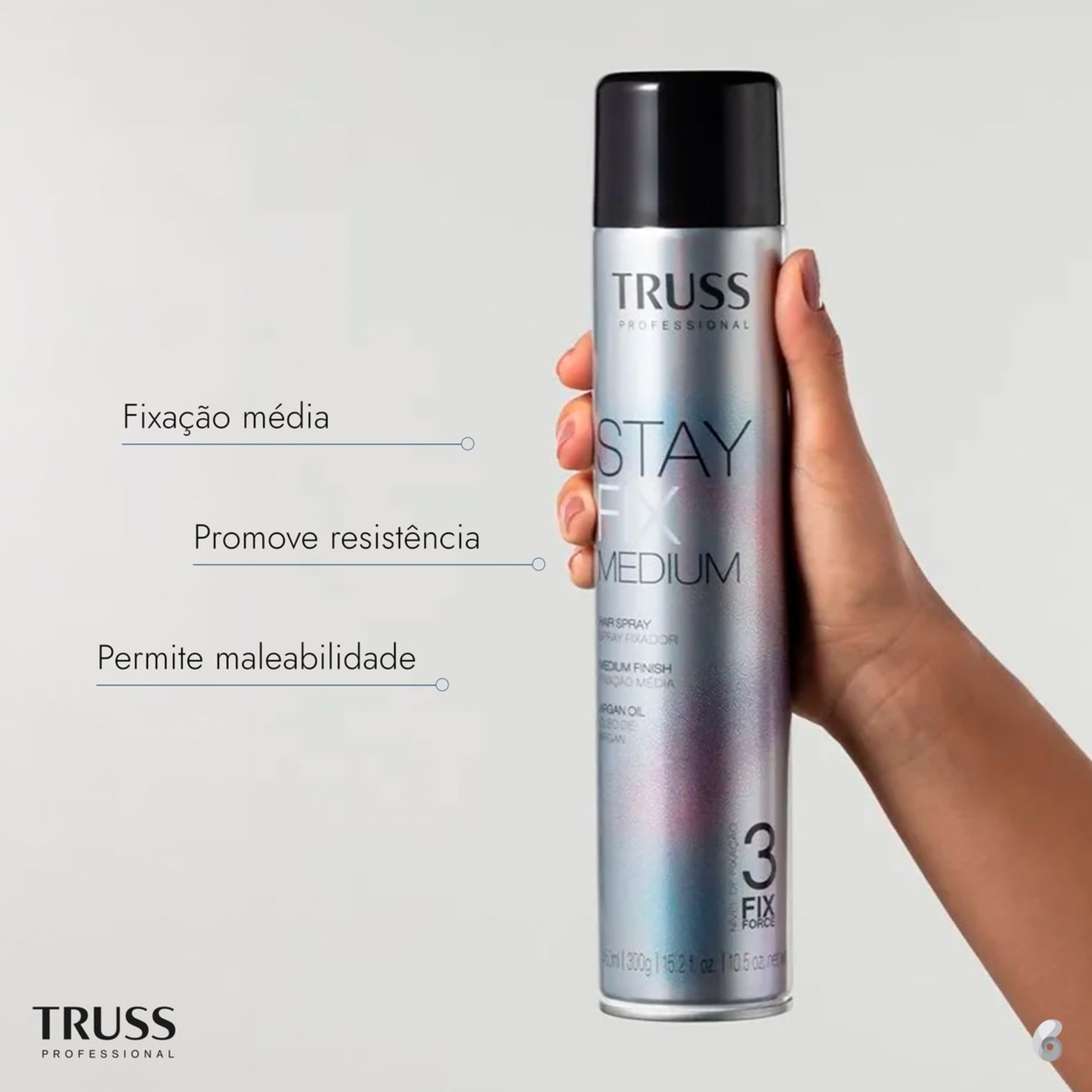 Stay Fix Medium - Spray Fixador 450ml
