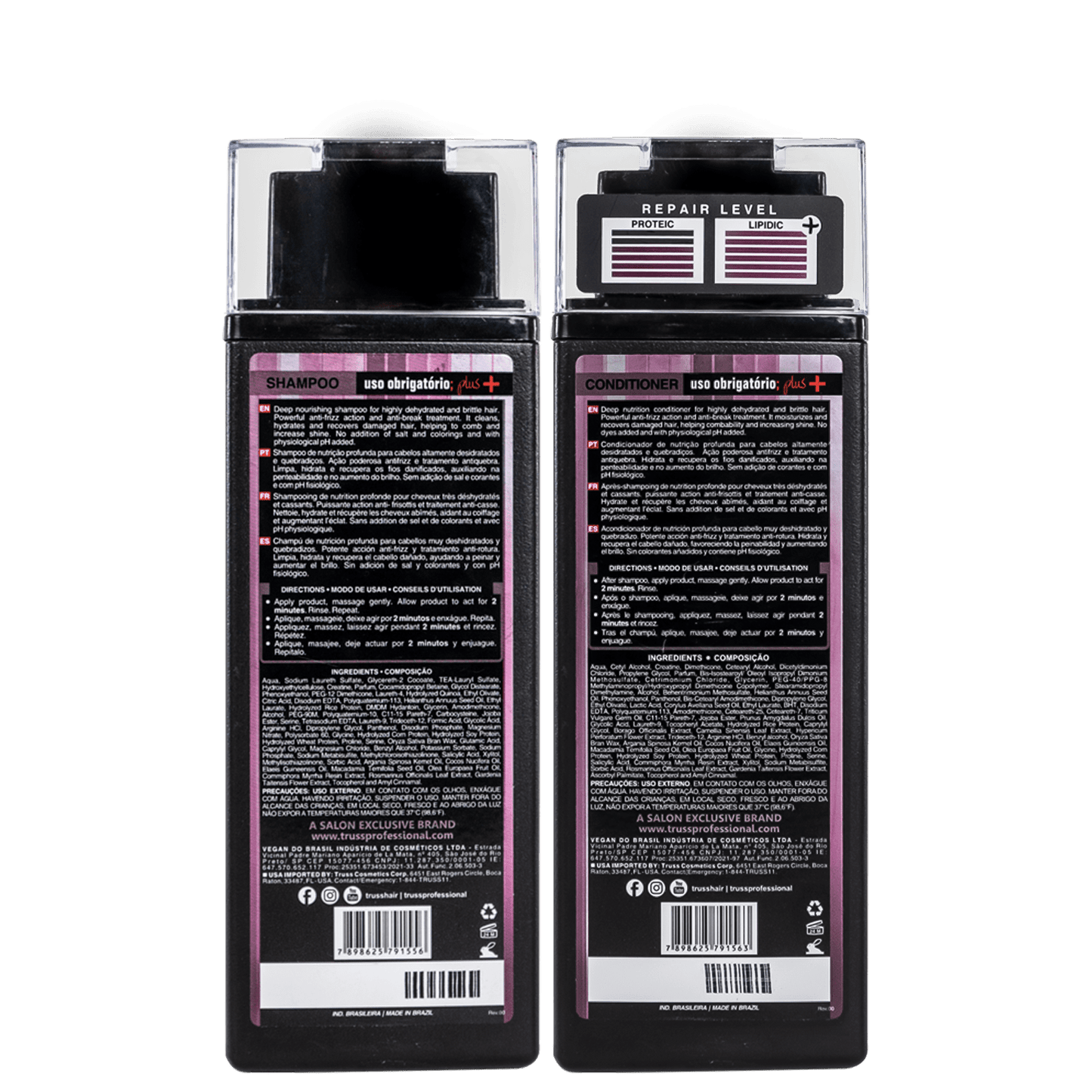 Combo Uso Obrigatório; Plus+: Shampoo 300ml + Condicionador 300ml