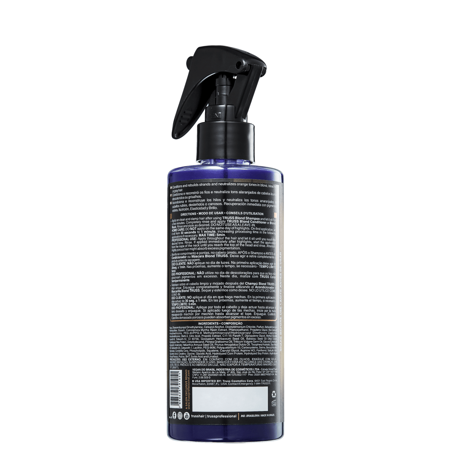 Reconstrutor Uso Obrigatório; Blond 260ml