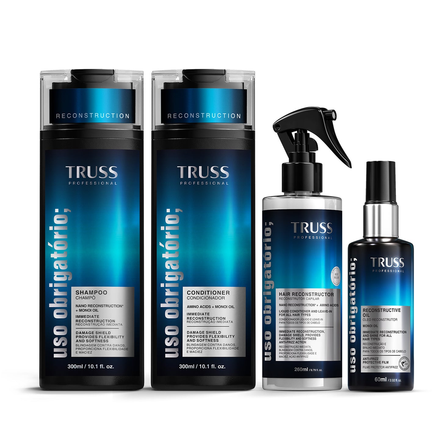 Combo Uso Obrigatório; Cronograma Capilar (4 itens)