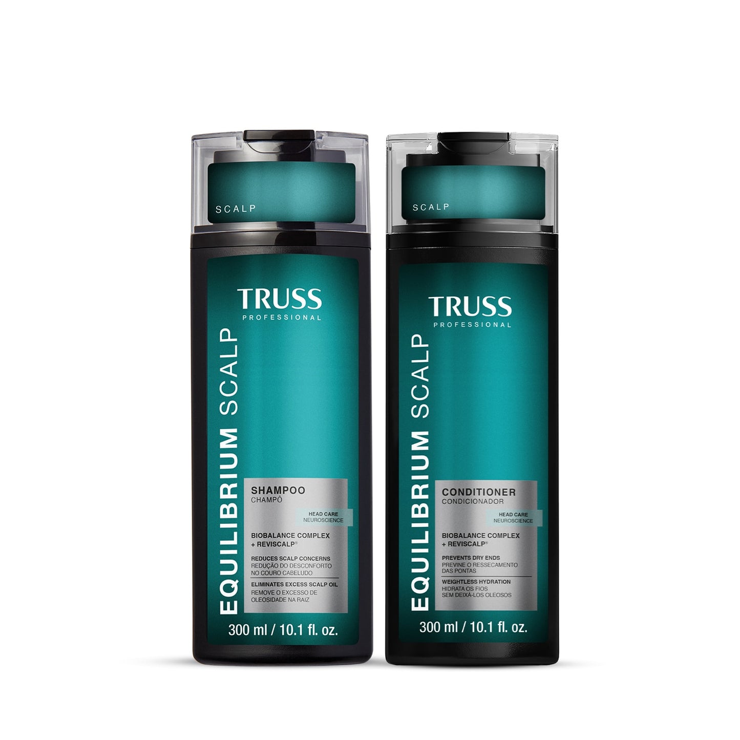Combo Truss Equilibrium Scalp: Shampoo 300ml + Condicionador 300ml