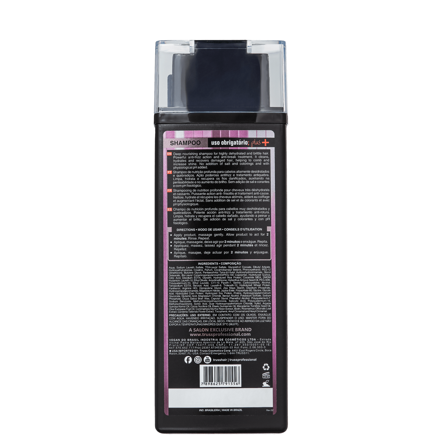 Shampoo Uso Obrigatório; Plus+ 300ml