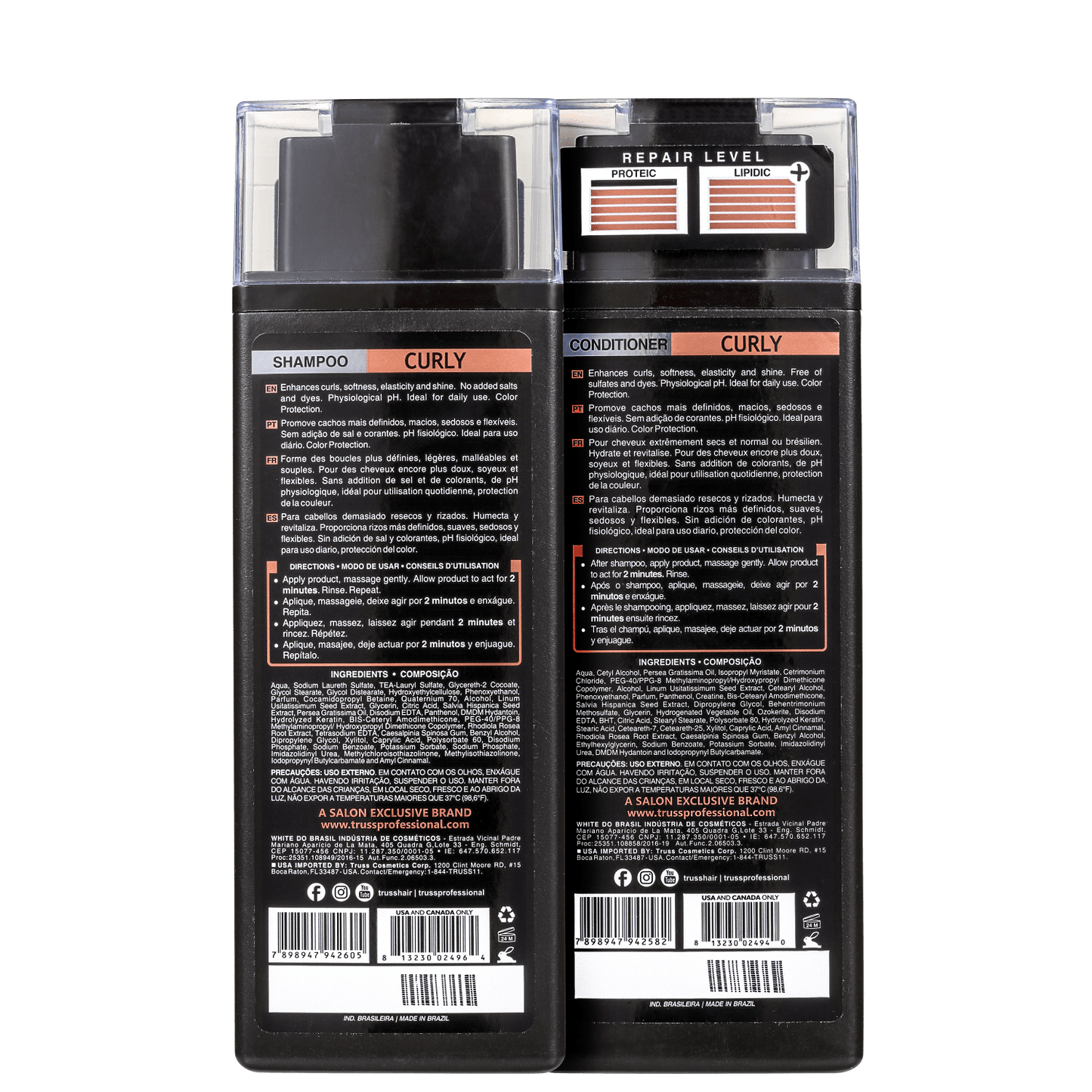 Combo Curly: Shampoo 300ml + Condicionador 300ml