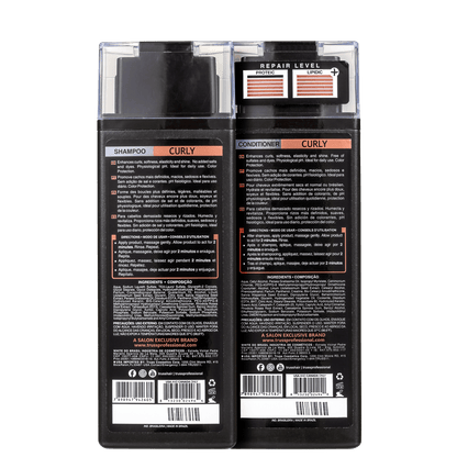 Combo Curly: Shampoo 300ml + Condicionador 300ml
