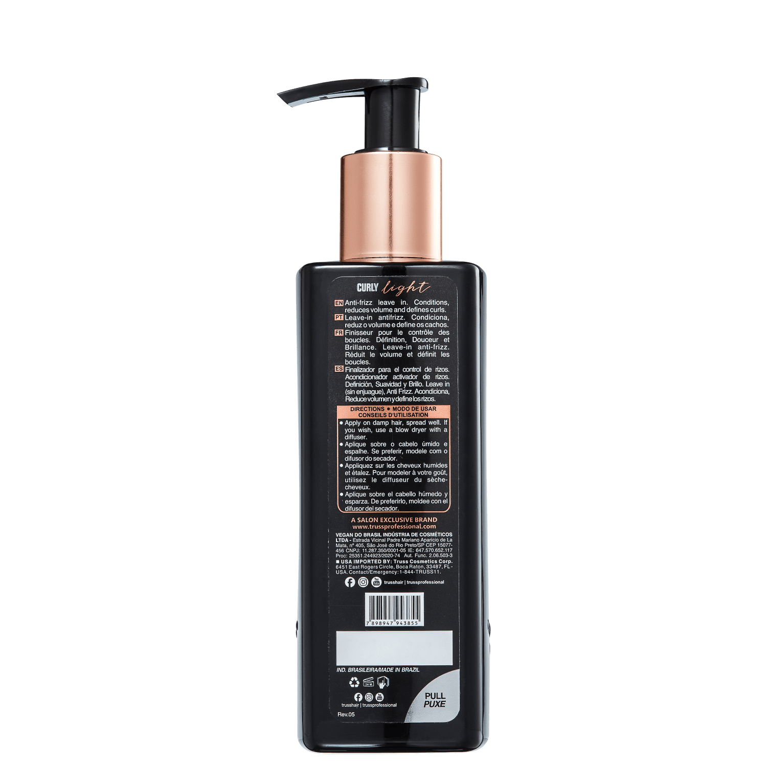 Curly Light - Ativador de Cachos 250ml