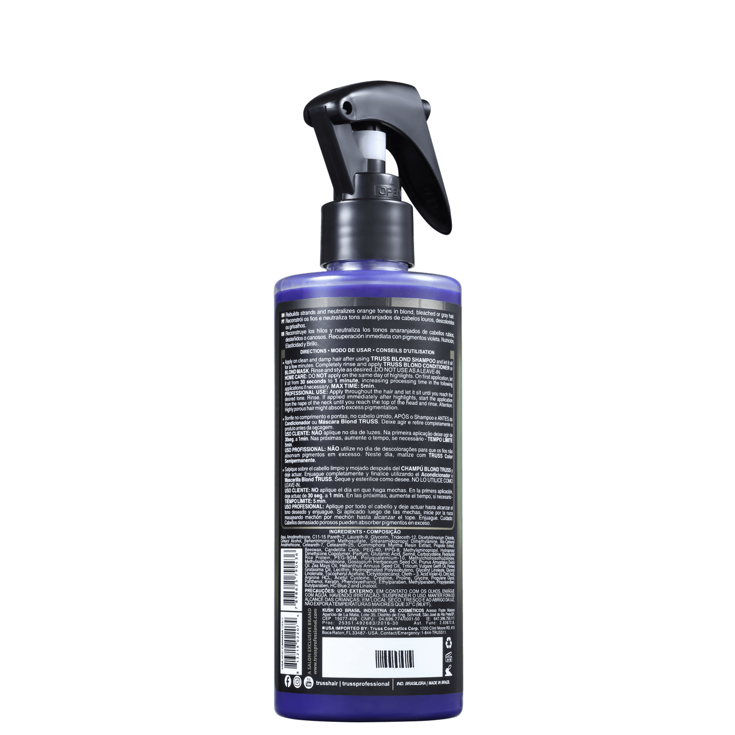 Reconstrutor Uso Obrigatório; Blond 260ml