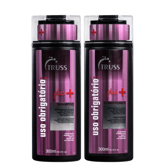 Combo Uso Obrigatório; Plus+: Shampoo 300ml + Condicionador 300ml