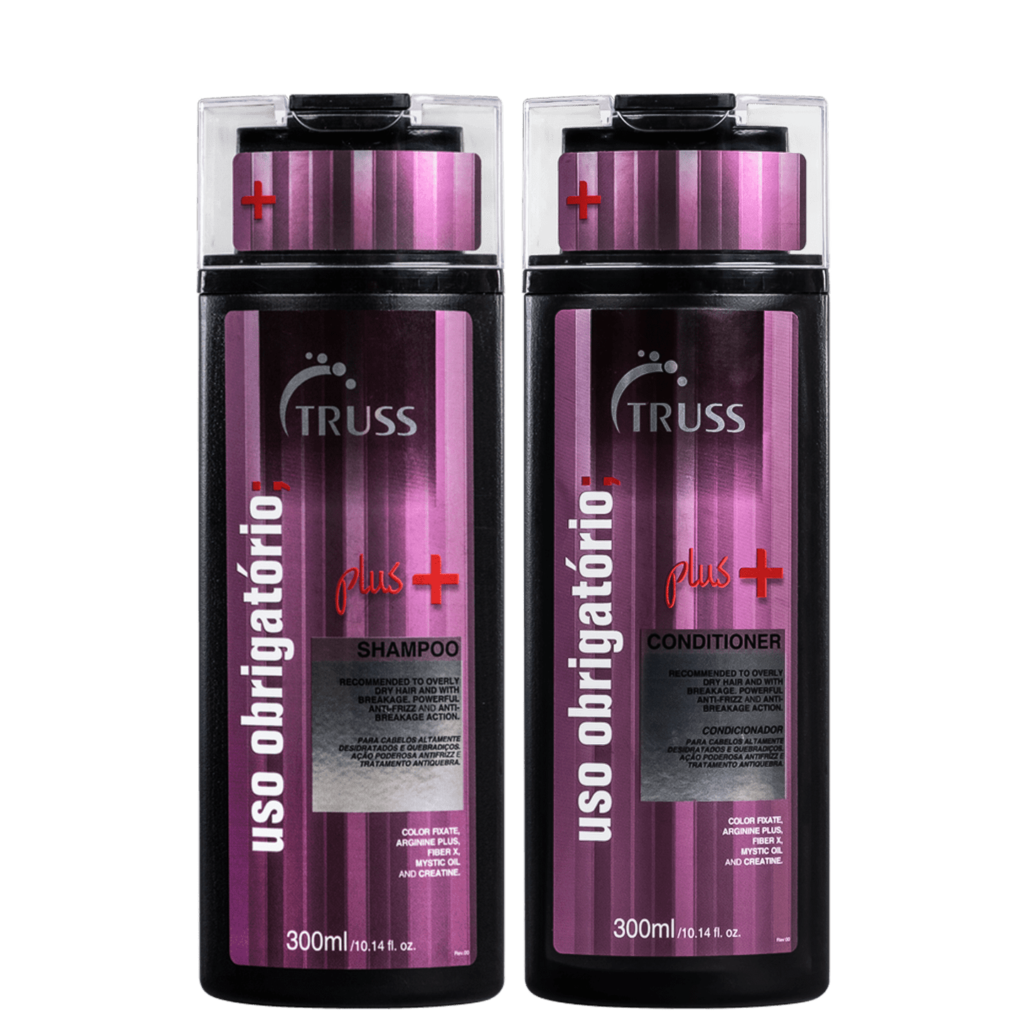 Combo Uso Obrigatório; Plus+: Shampoo 300ml + Condicionador 300ml