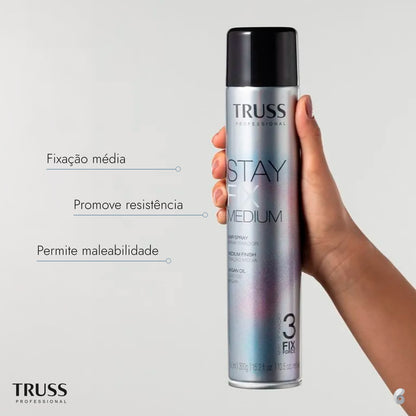 Stay Fix Medium - Spray Fixador 450ml