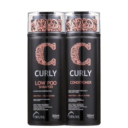 Combo Low Poo Curly: Shampoo 300ml + Condicionador 300ml