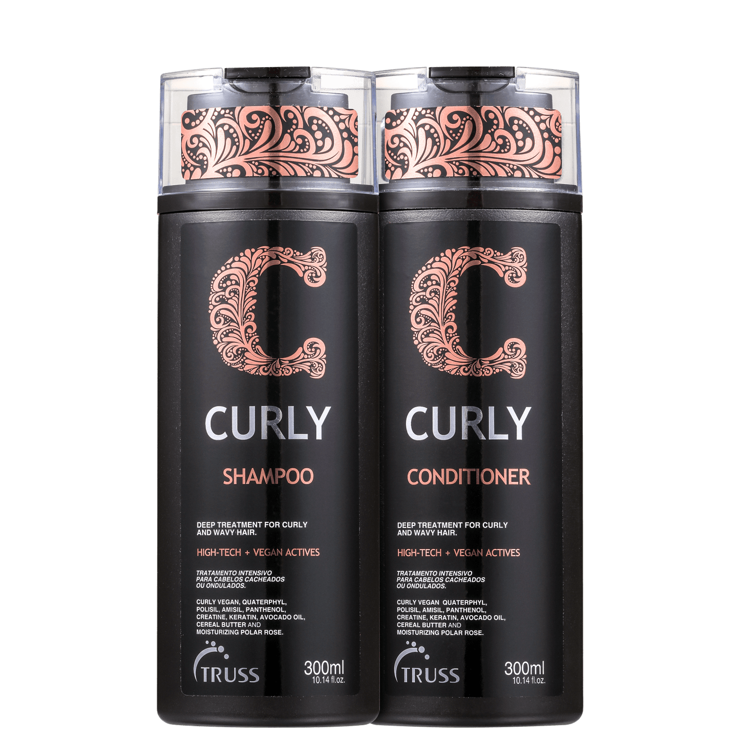 Combo Curly: Shampoo 300ml + Condicionador 300ml
