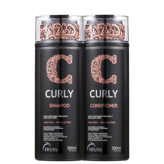 Combo Curly: Shampoo 300ml + Condicionador 300ml