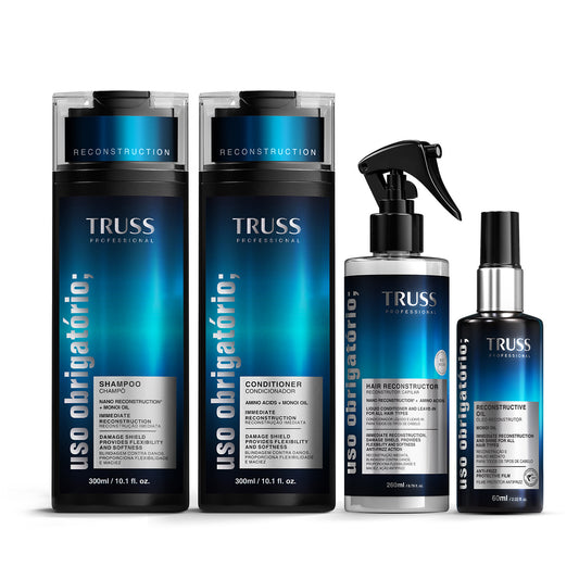 Combo Uso Obrigatório; Cronograma Capilar (4 itens)