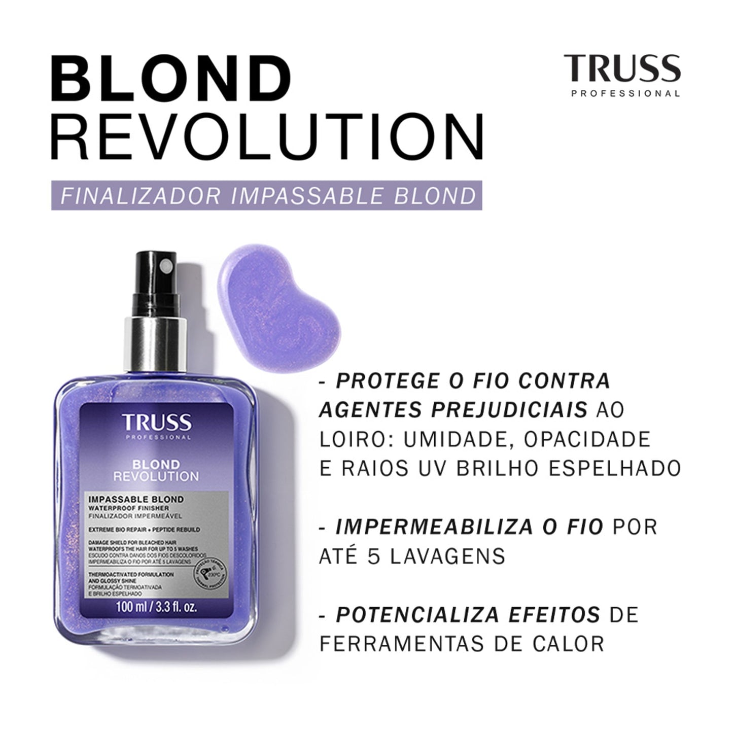 Impassable Blond Finalizador Impermeável Blond Revolution 100ml