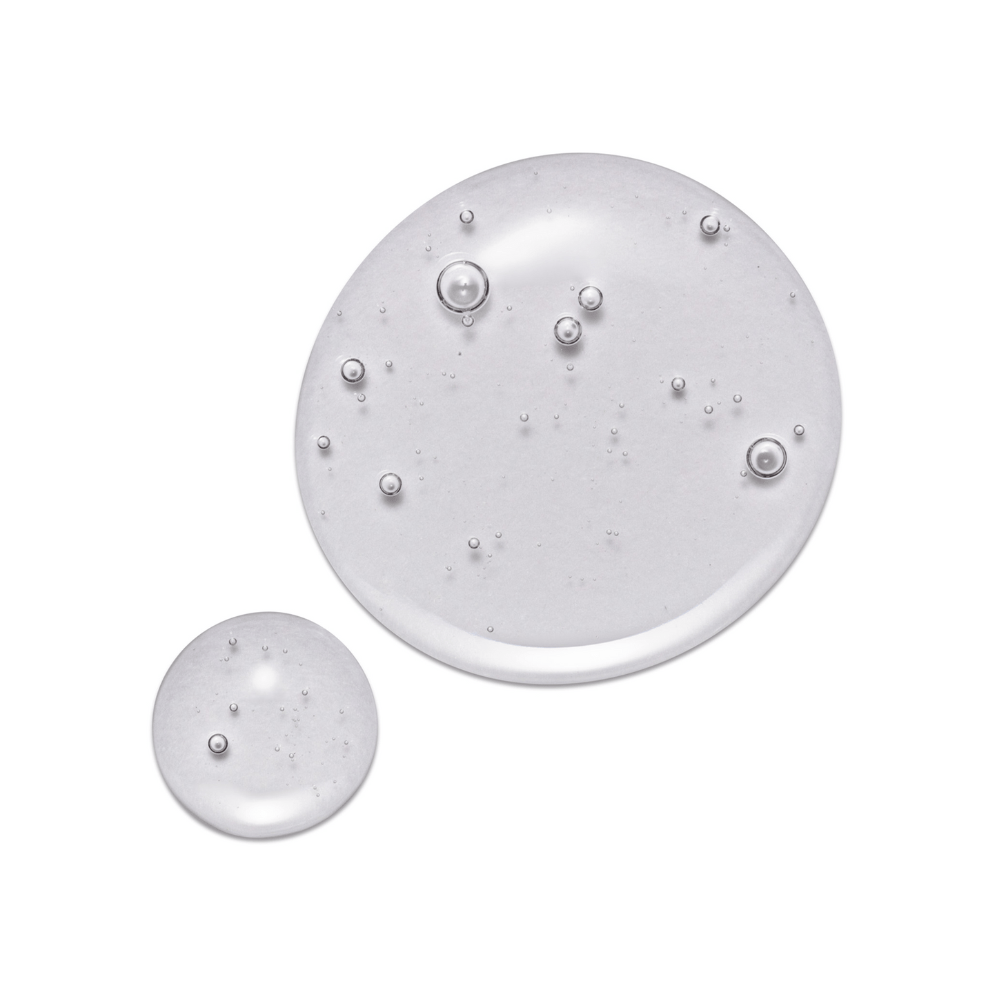 Shampoo da linha Blond Revolution da marca TRUSS. Imagem de uma gota do produto.