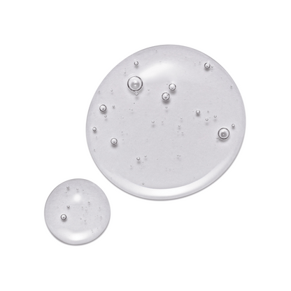 Shampoo da linha Blond Revolution da marca TRUSS. Imagem de uma gota do produto.