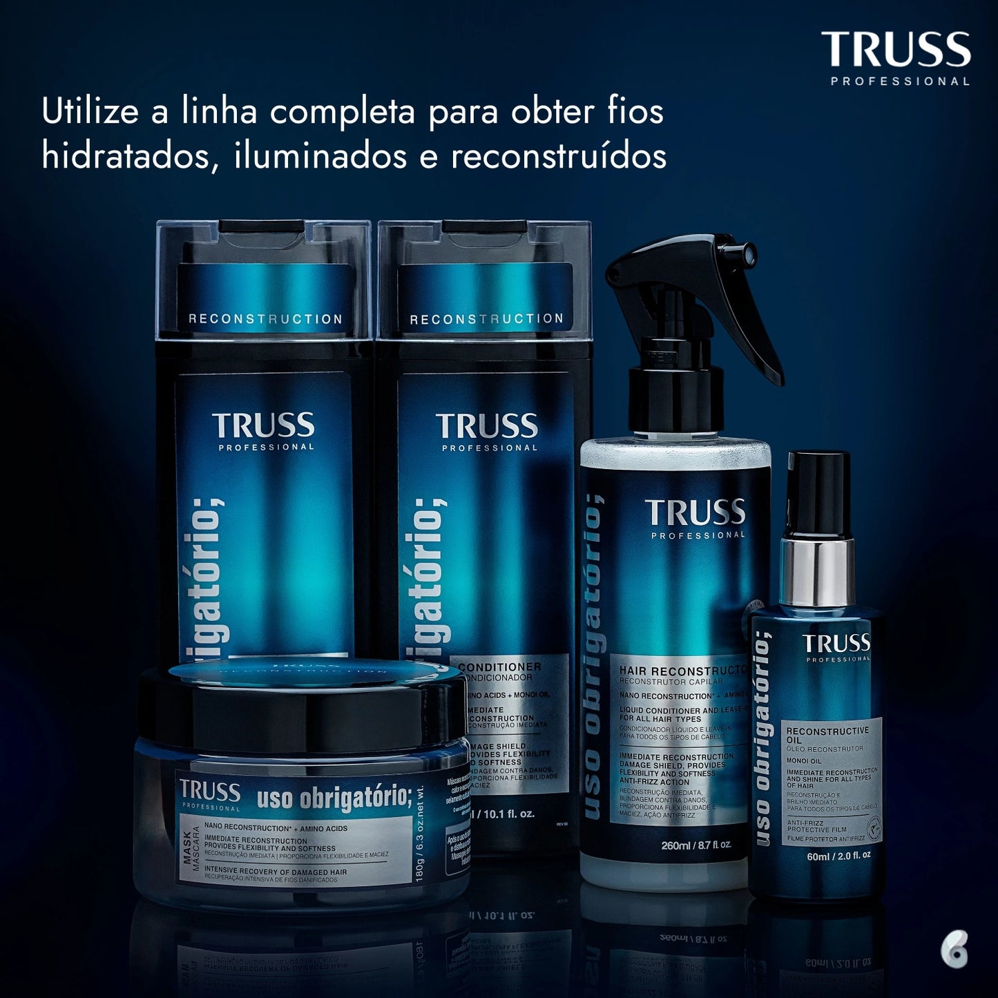 Kit TRUSS Uso Obrigatório Reconstruction Duo Treatment (2 Produtos)