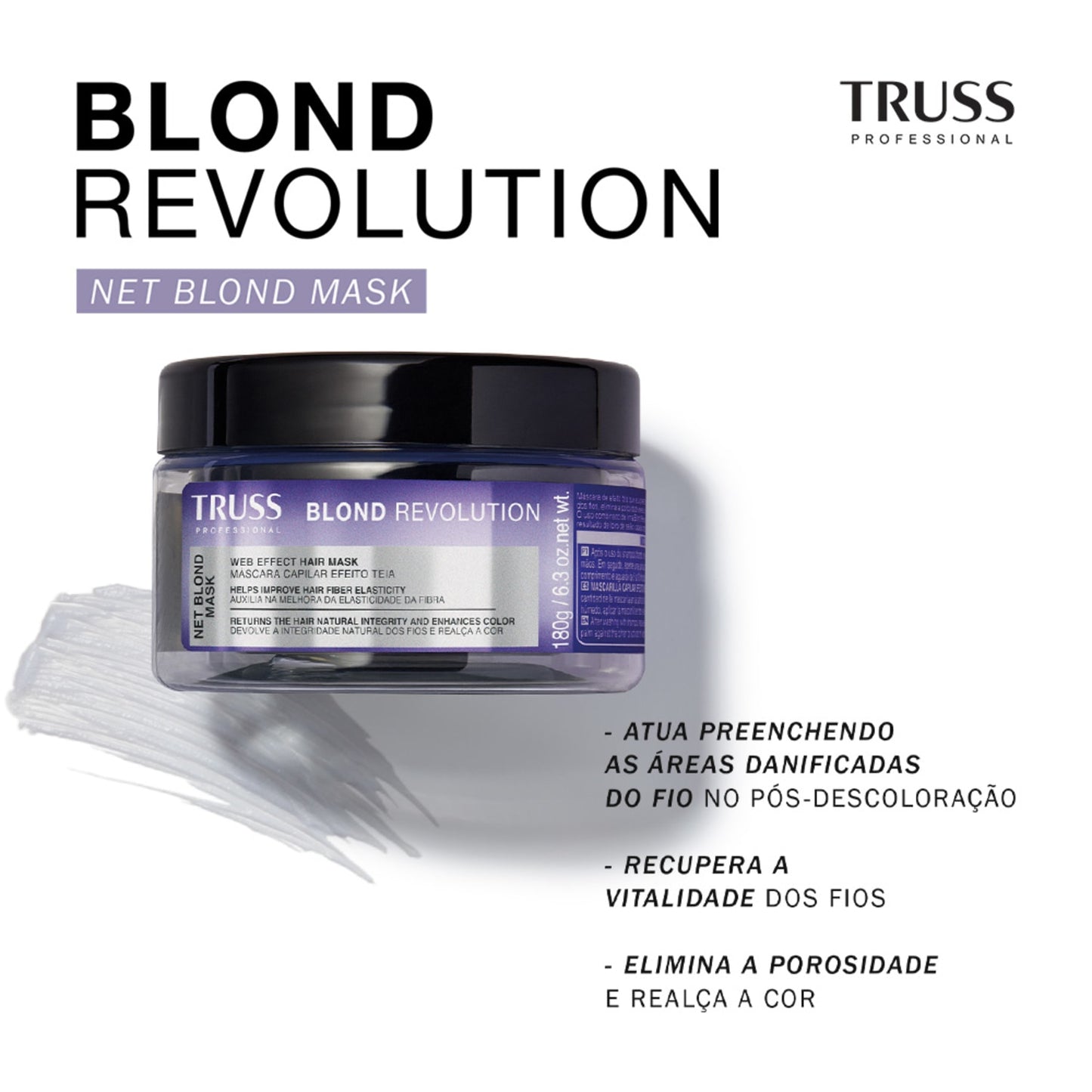 Truss Blond Revolution Card Claims Máscara